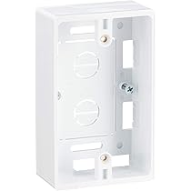 みぃ出品　スイッチボックス 未来工業 SW1-16 露出 スイッチボックス 1ケ用 1方出 グレー VEP
